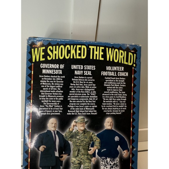 Jesse Ventura Man Of Action 12" Figure - Governor Of Minnesota NIB - Picture 10 of 11